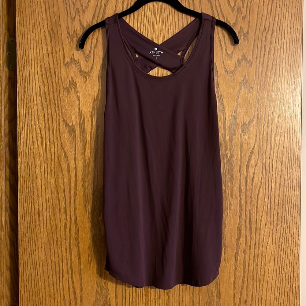 Athleta maroon Tank Top L